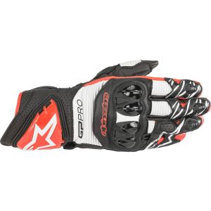Alpinestars GP-Pro R3 rękawice motocyklowe (czarny / biały / czerwony)