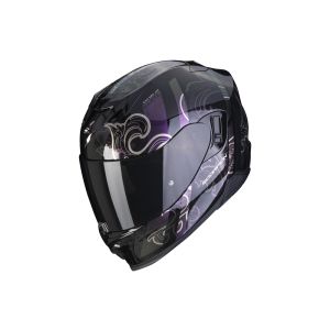 Kask motocyklowy Scorpion Exo-520 Air Fasta (czarny / fioletowy / srebrny)