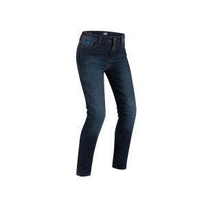 PMJ LEGD18 Caferacer jeansy motocyklowe damskie (ciemnoniebieskie)