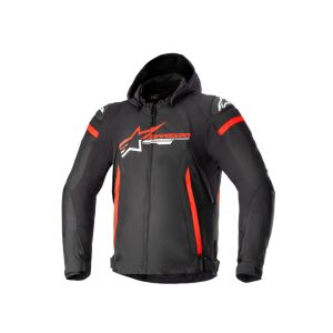 Alpinestars Zaca Waterproof Motorcycle Jacket Men (czarny / czerwony / biały)