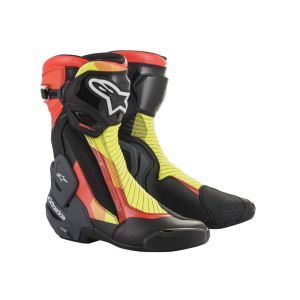 Buty motocyklowe Alpinestars S-MX Plus v2 (czarny / żółty / czerwony)