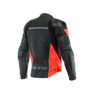 Dainese Racing 4 Combi Jacket (czarny / neonowy czerwony)