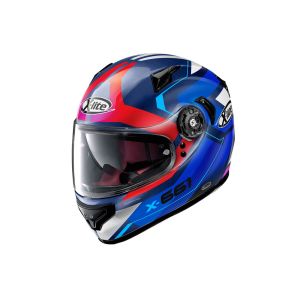 X-Lite X-661 Motivator N-Com kask motocyklowy (niebieski)