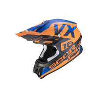 Kask motocyklowy Scorpion VX-16 Air X-Turn (pomarańczowy)