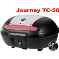Hepco & Becker Journey TC50 Topcase z płytą (czarny / srebrny)