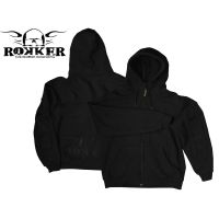 rokker Zip Hoodie (czarny)